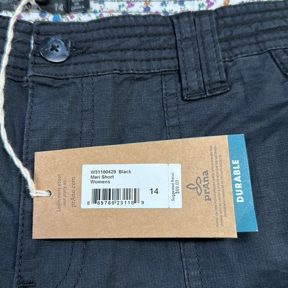 prAna Mari Short, Black - Picture 3 of 6